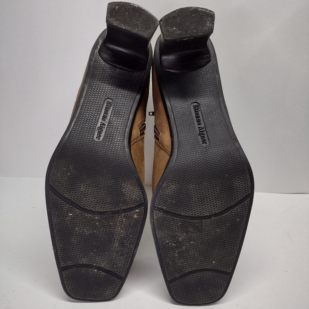 Etienne Aigner Saddle Ankle Boots Womens 10 M Tan - Picture 8 of 12